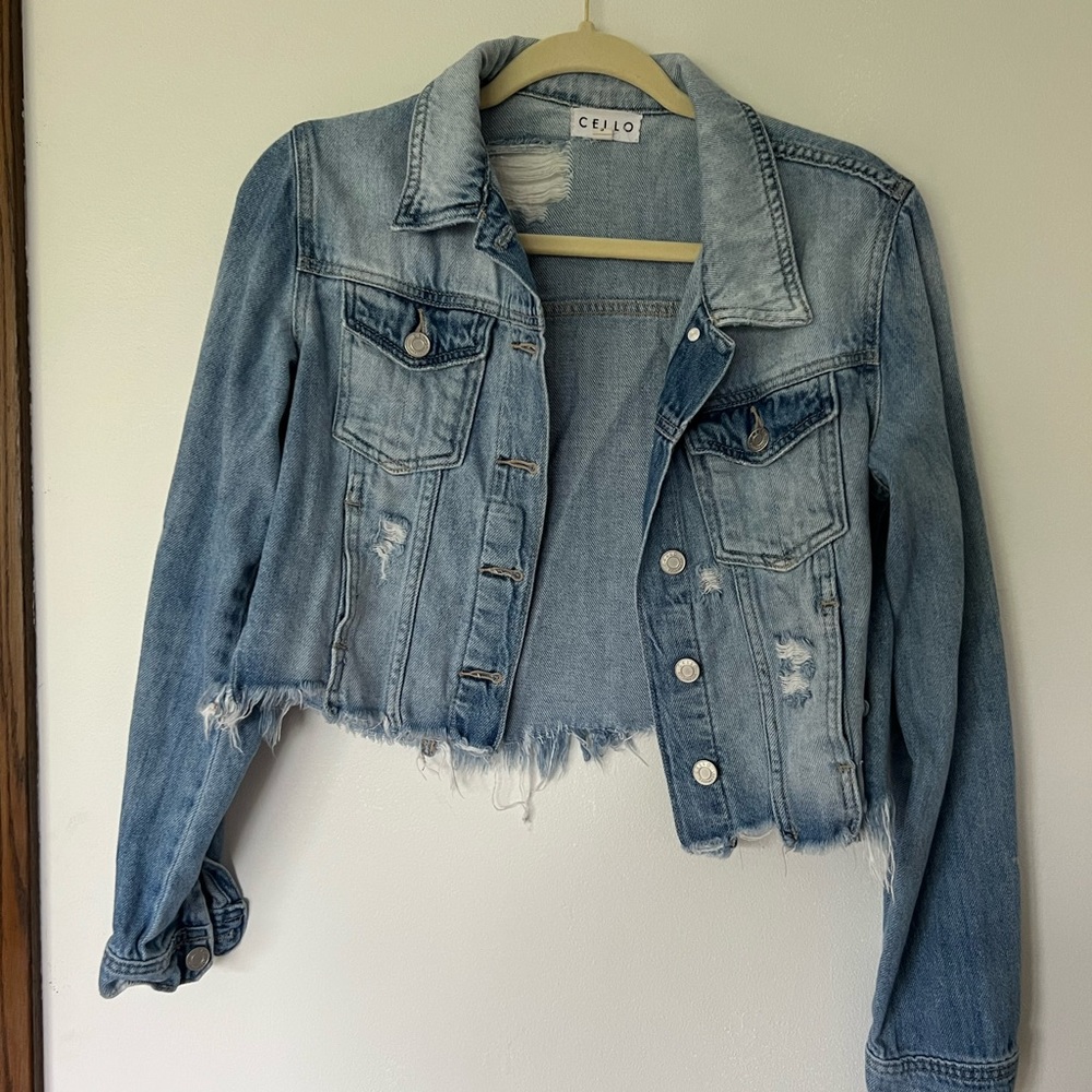 Cropped Jean jacket